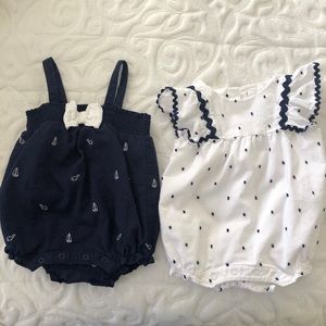 Janie and Jack Romper Bundle